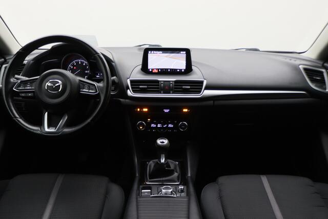 Mazda 3 2.0 SkyActiv-G 120 TS+ Navigatie, Head-Up, Trekhaak, Climate, Cruise, 16"