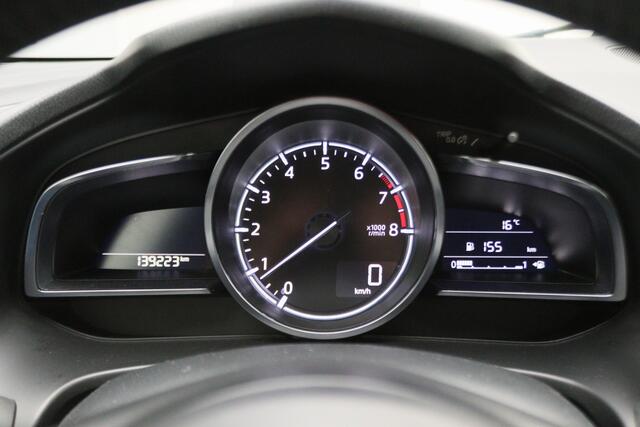 Mazda 3 2.0 SkyActiv-G 120 TS+ Navigatie, Head-Up, Trekhaak, Climate, Cruise, 16"