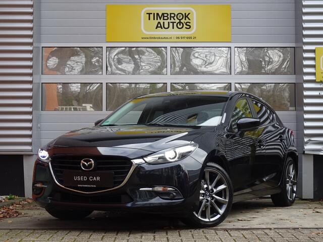 Mazda 3 2.0 SkyActiv 120pk Aut *Xenon/Stoel+stuurverw/HUD/18"*