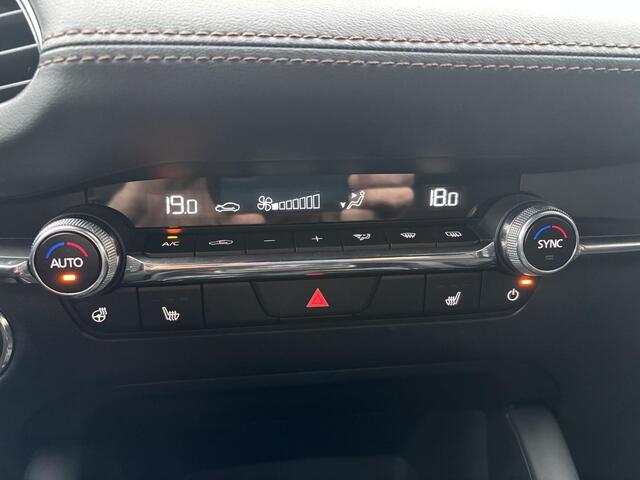 Mazda 3 2.5 e-SkyActiv-G M Hybrid 140 Exclusive-line NL- Auto, Navigatie, Apple Carplay /Android Auto, 360 Camera, Cruise Controle ad., Stoel verw., Stuur verw., Bose Audio