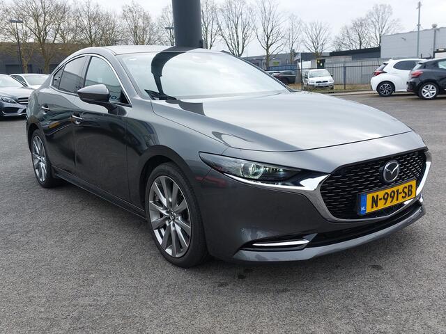 Mazda 3 2.0 e-SkyActiv-G M Hybrid 180pk Automaat Sportive | Navi | Apple Carplay+Android Auto | Adap.Cruise | Heap-Up | Keyless Entry | Pdc V+A+360 Camera | Dodehoek+Rijstrooksensor | 18''lm