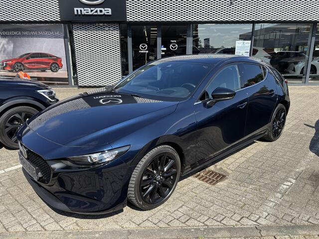Mazda 3 HB 2.0 e-SkyActiv-G M Hybrid 122 Homura , Automaat, Adap.Cruise, Navi, Apple, HUD, LMV 18 Inch, Camera, PDC, Stoelverwarming