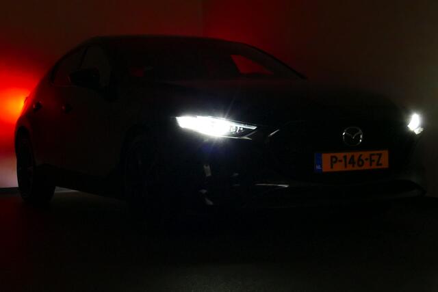 Mazda 3 2.0 e-SkyActiv-X M Hybrid 180 Comfort met Bose. Adap Cruise, Leer, Stoel&StuurVerw, 360 Camera