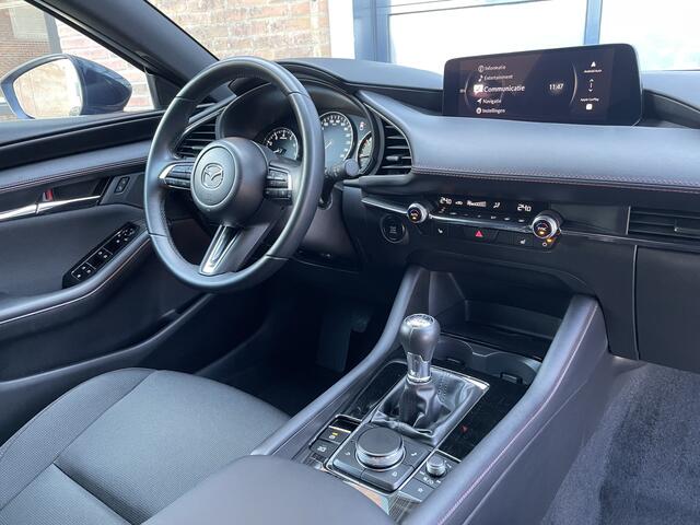 Mazda 3 2.0 e-SkyActiv-G M Hybrid 150 Homura | Carplay/Android Auto | Achteruitrijcamera | Stoelverwarming |