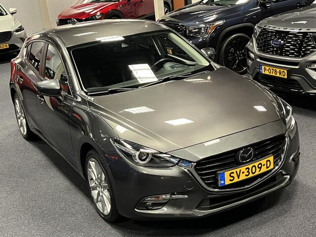 Mazda 3 2.0 SkyActiv-G GT-M 120PK Navi Leder Bose Cruise Head Up Display Trekhaak