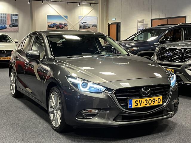 Mazda 3 2.0 SkyActiv-G GT-M 120PK Navi Leder Bose Cruise Head Up Display Trekhaak