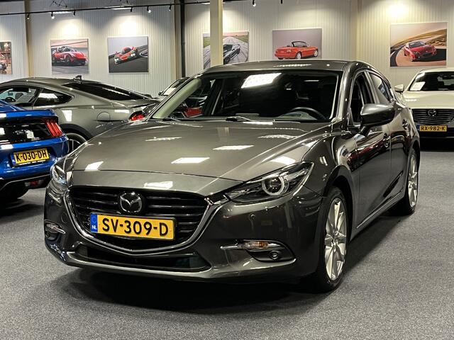 Mazda 3 2.0 SkyActiv-G GT-M 120PK Navi Leder Bose Cruise Head Up Display Trekhaak