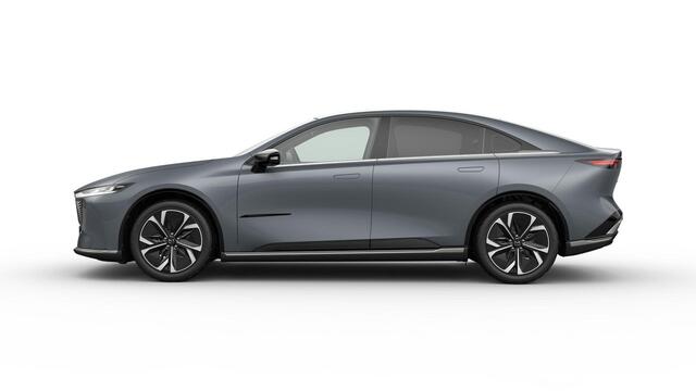 Mazda 6 6e Takumi Long Range 80 kWh / Polymetal Grey / Zwart kunstleder