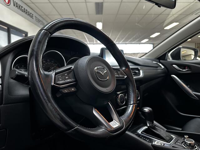 Mazda 6 2.5 SkyActiv-G 192 GT-M /1500KG Trekgewicht! /AUTOMAAT! /Camera /17"LMV /KEYLESS GO! /Airco /Cruise /Elek. pakket /Bluetooth /Multi. LEDER Stuur /Isofix /Armsteun.