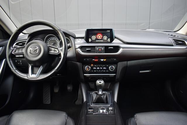 Mazda 6 Sportbreak 2.0 SkyActiv-G GT-M Line LED | Zwart Leder | Elek. Stoelen | Bose | Camera | 19 Inch LMV