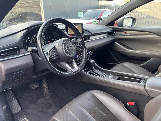 Mazda 6 Sportbreak 2.5 SkyActiv-G 194 Signature , Automaat, Trekhaak, Leder, Adap.Cruise, 360 Camera, LMV 19 Inch, Bose, HUD, Navi, Stuur/Stoelverwarming/Ventilatie