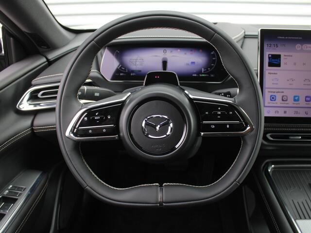 Mazda 6 6e Takumi Long Range 80 kWh | Stuur-/stoelverwarming + ventilatie | 360 camera | Pano dak | Zwart leer | 19" LM | HUD | LED | Elek. stoelverst. |