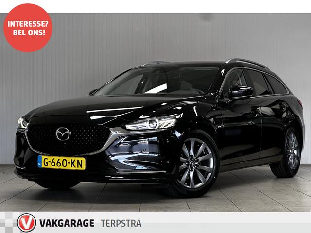 Mazda 6 Sportbreak 2.0 SkyActiv-G 165 Business Comfort/ 360 ° Camera/ BOSE/ Elek. Stoel(en) + Memory/ Dode-Hoek DET./ HUD/ LED koplampen/ Adaptive Cruise/ Stoelverw + Verkoeling/ Grootlicht Assist./ PDC V+A.