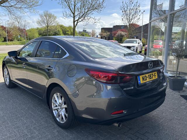 Mazda 6 2.0 SkyActiv-G 145 Skylease+ NL-Auto, Dealer Onderh., Navigatie, Apple Carplay / Android Auto, A, Rij-Camera, Stoel verwarming, Cruise Controle, Licht metaal .