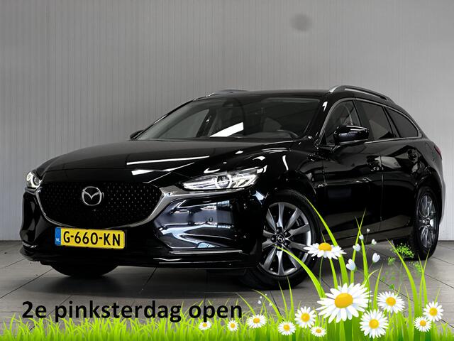 Mazda 6 Sportbreak 2.0 SkyActiv-G 165 Business Comfort/ 360 ° Camera/ BOSE/ Elek. Stoel(en) + Memory/ Dode-Hoek DET./ HUD/ LED koplampen/ Adaptive Cruise/ Stoelverw + Verkoeling/ Grootlicht Assist./ PDC V+A.