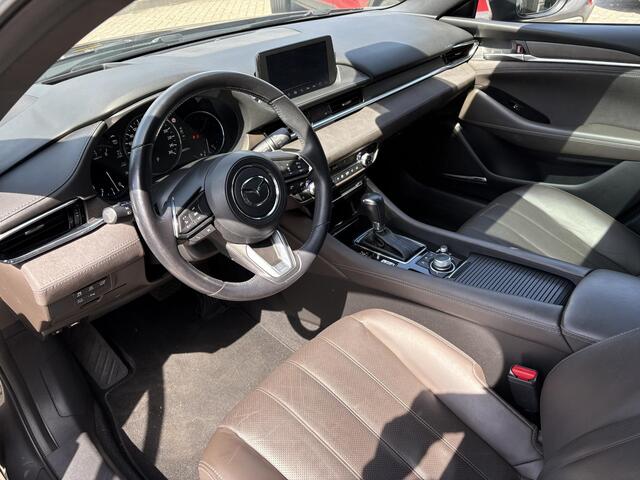 Mazda 6 Sportbreak 2.5 SkyActiv-G 194 Signature Dealer onderhouden / Sunroof / Navi / Meest luxe uitvoering!