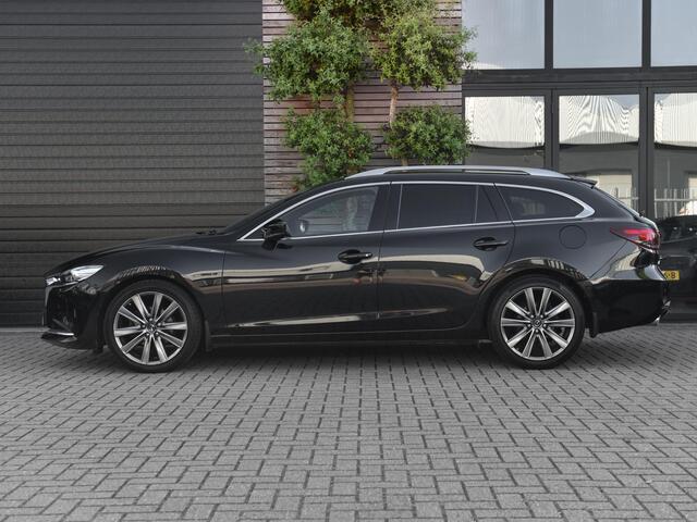 Mazda 6 Sportbreak 2.5 SkyActiv-G 194 Signature Schuifdak Trekhaak afneembaar Leren bekleding Navigatie Stoelverwarming en stoelkoeling