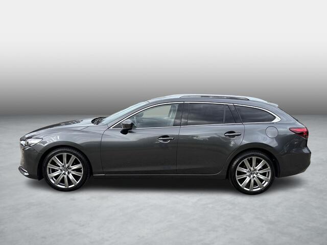 Mazda 6 Sportbreak 2.0 SkyActiv-G 165 Luxury , Automaat, Leder, Adap.Cruise, 360 Camera, Navi, Carplay, LMV 19 Inch, Stoelventilatie/verwarming, HUD