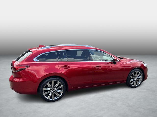 Mazda 6 Sportbreak 2.5 SkyActiv-G 194 Luxury , Automaat, Trekhaak, Schuifdak, Leder, Adap.Cruise, 360 Camera, Bose, HUD, Navi, Stoelventilatie/Verwarming