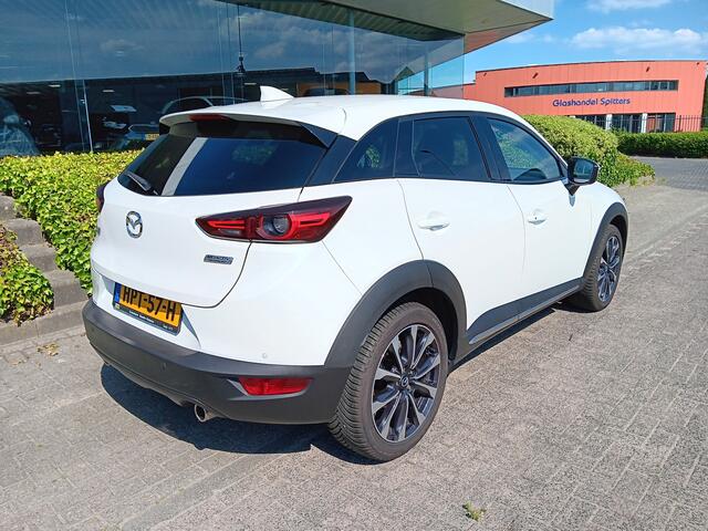 Mazda CX-3 2.0 SkyActiv-G 120 GT-M AUTOMAAT, 1e eigenaar(!), nette complete auto incl. 12 MND BOVAGGARANTIE LED, 18" LMV, CAMERA, PDC, HUD, etc.