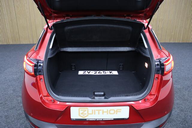 Mazda CX-3 2.0 SkyActiv-G 120 TS+ Automaat | Cruise-control | Trekhaak | Navigatie | Clima | All-season Banden | Dodehoekdetectie | Stoelverwarming