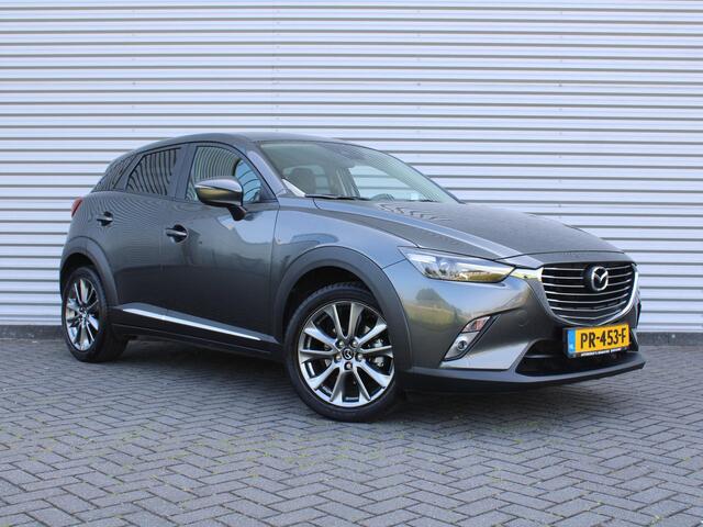 Mazda CX-3 2.0 SkyActiv-G 120 GT-Luxury | Automaat | Stoelverwarming | HUD | Camera | Elektr. stoelverstelling | Clima | 18" LM | Navi |