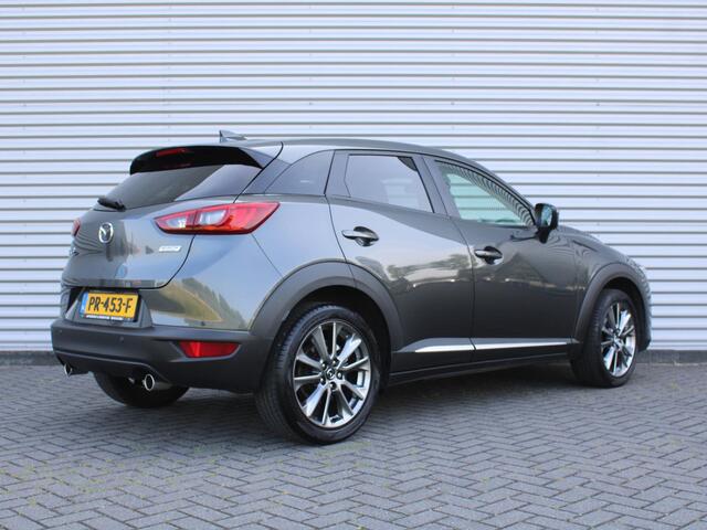Mazda CX-3 2.0 SkyActiv-G 120 GT-Luxury | Automaat | Stoelverwarming | HUD | Camera | Elektr. stoelverstelling | Clima | 18" LM | Navi |