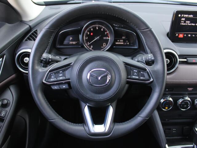 Mazda CX-3 2.0 SkyActiv-G 120 GT-Luxury | Automaat | Stoelverwarming | HUD | Camera | Elektr. stoelverstelling | Clima | 18" LM | Navi |