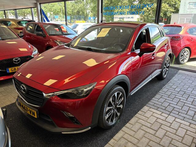 Mazda CX-3 2.0 SkyActiv-G 120 GTM-Line , Trekhaak, Navi, Apple Carplay, Clima, Cruise, Camera, PDC, LMV 18 Inch, HUD, Stoelverwarming