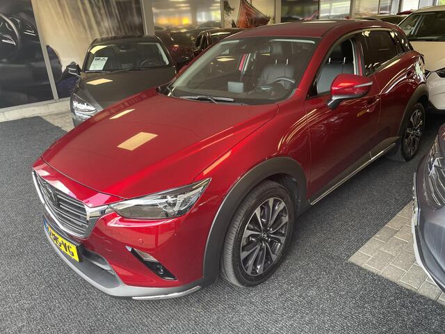 Mazda CX-3 2.0 SkyActiv-G 120 GT-M Automaat, Trekhaak, Half Leder, Bose, Adap. Cruise, Camera, LKA, Stoelverwarming, Stuurverwarming, Navi, Airco, LMV 18 Inch