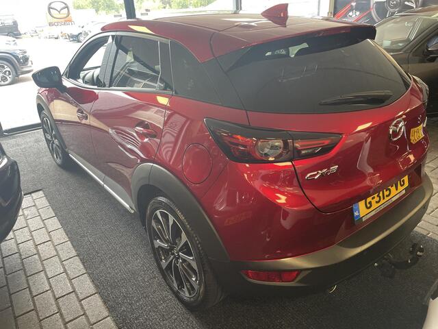 Mazda CX-3 2.0 SkyActiv-G 120 GT-M Automaat, Trekhaak, Half Leder, Bose, Adap. Cruise, Camera, LKA, Stoelverwarming, Stuurverwarming, Navi, Airco, LMV 18 Inch
