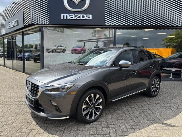Mazda CX-3 2.0 SkyActiv-G 121 Luxury , Automaat, Half Leder, Navi, HUD, Clima, Cruise, Camera, PDC, Apple Carplay, LMV 18 Inch, Stoelverwarming