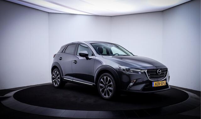 Mazda CX-3 2.0 Aut.SkyActiv-G FULL LED | HEAD UP | CAMERA | LEDER | CARPLAY | STOELVERW | NAVI | BLINDSPOT | PDC V+A | LMV 18''