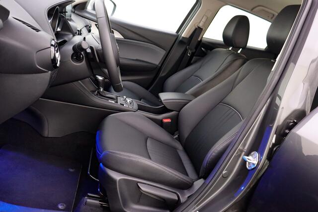 Mazda CX-3 2.0 Aut.SkyActiv-G FULL LED | HEAD UP | CAMERA | LEDER | CARPLAY | STOELVERW | NAVI | BLINDSPOT | PDC V+A | LMV 18''