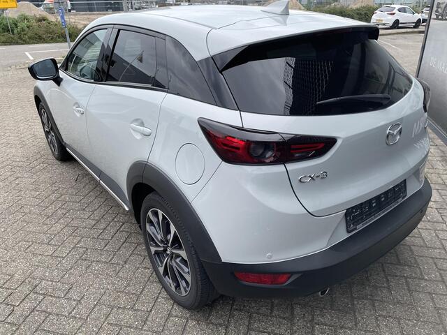 Mazda CX-3 2.0 SkyActiv-G 121 GT-M , Automaat, Trekhaak, Adap. Cruise, HUD, 360 Camera, Bose, Stoelverwarming, Stuurverwarming, LKA, Navi, Apple Carplay, LMV 18 Inch, Half Leder