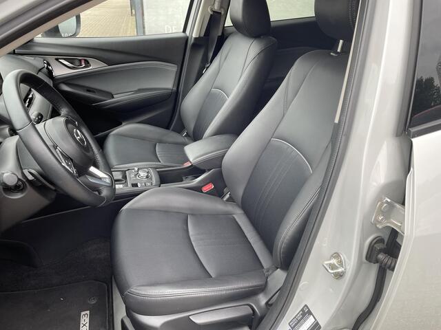 Mazda CX-3 2.0 SkyActiv-G 121 GT-M , Automaat, Trekhaak, Adap. Cruise, HUD, 360 Camera, Bose, Stoelverwarming, Stuurverwarming, LKA, Navi, Apple Carplay, LMV 18 Inch, Half Leder