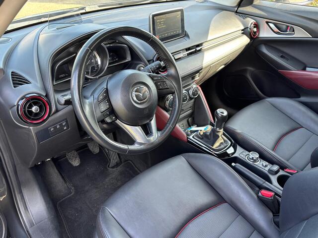 Mazda CX-3 2.0 SkyActiv-G 120 SkyLease GT-M | Head-up display | Leder | Camera | DAB | Cruise control | NAVI | Stoelverwarming