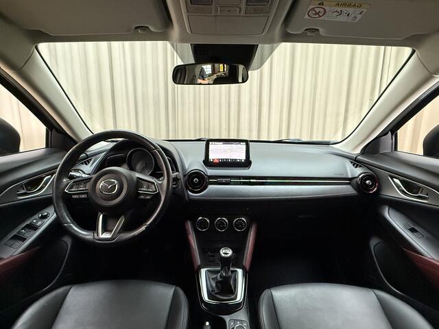 Mazda CX-3 2.0 SkyActiv-G 120 GT-M *Head-Up* Leder / Keyless / BOSE / Adapt. Cruise / Stuur+Stoelverw. / Camera / Navigatie / 18'' LMV