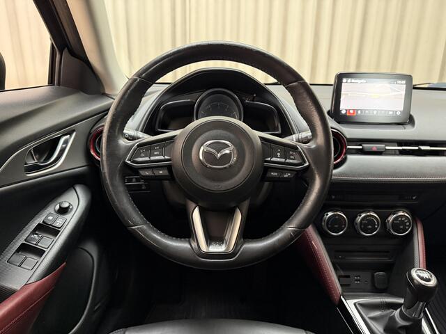Mazda CX-3 2.0 SkyActiv-G 120 GT-M *Head-Up* Leder / Keyless / BOSE / Adapt. Cruise / Stuur+Stoelverw. / Camera / Navigatie / 18'' LMV