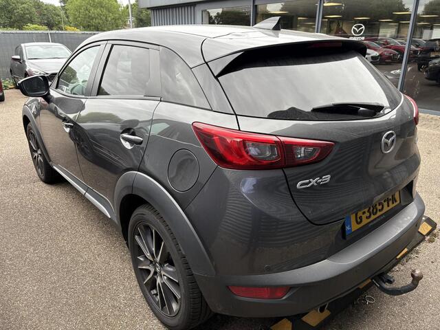 Mazda CX-3 2.0 SkyActiv-G 120 TS+ , Automaat, Trekhaak, Camera, Clima, Bose, Stuur/Stoel Verwarming, Adap-Cruise, PDC, LMV 18 inch, LKA, HUD, Bluetooth,