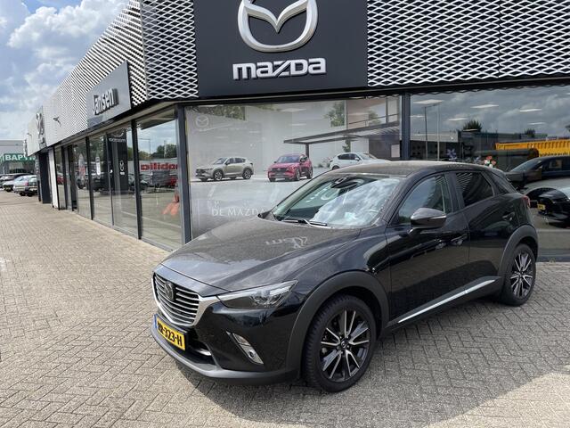 Mazda CX-3 2.0 SkyActiv-G 120 GT-M , Trekhaak, All Season, LMV 18 Inch, Adap. Cruise, Bose, HUD, LKA, Clima, PDC, Camera, Navi, Stoelverwarming, Stuurverwarming, Armsteun
