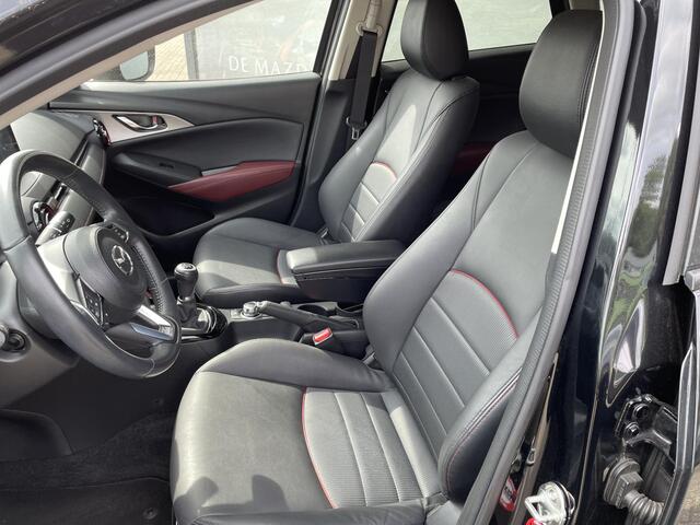 Mazda CX-3 2.0 SkyActiv-G 120 GT-M , Trekhaak, All Season, LMV 18 Inch, Adap. Cruise, Bose, HUD, LKA, Clima, PDC, Camera, Navi, Stoelverwarming, Stuurverwarming, Armsteun