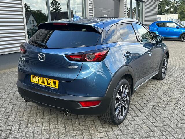 Mazda CX-3 2.0 SkyActiv-G 120 GT-M | APPLE CARPLAY | CAMERA | NAVI | STOELVERWARMING | HEAD-UP | LEDER INT | CRUISE CONTROL |