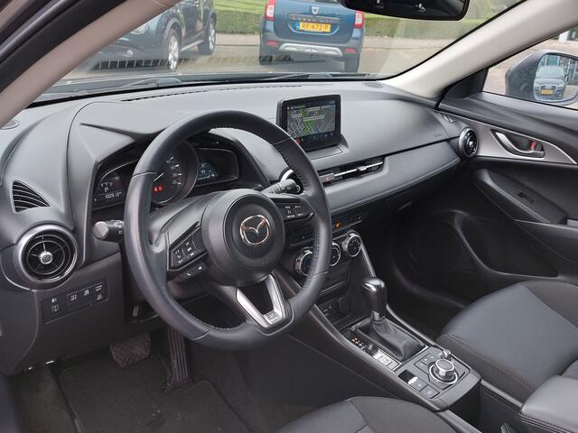 Mazda CX-3 2.0 SkyActiv-G 121pk Automaat Comfort | Origineel NL | Navi | Clima | Cruise | Dodehoek+Rijstrook+Licht+Regensensor | Keyless Start | Stoelverwarming | Pdc | Privacy Glass | 16''lm