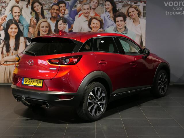 Mazda CX-3 2.0 SkyActiv-G 120 GT-M *AUTOMAAT* - Trekhaak, headup display, dodehoek, camera,