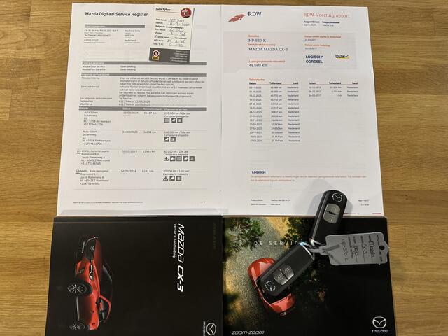 Mazda CX-3 2.0 SkyActiv-G 120 GT-Luxury Automaat!! / 1e eig. in nieuwstaat met 48.689km!!