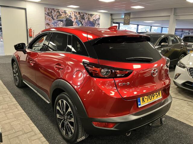 Mazda CX-3 2.0 SkyActiv-G 121 Luxury , Trekhaak, Half Leder, Clima, Cruise, Camera, Stoelverwarming, Apple Carplay, Android Auto, LMV 18 Inch, HUD, PDC, LKA, BSM,