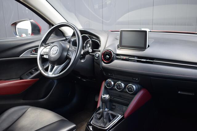 Mazda CX-3 2.0 SkyActiv-G GT-M LED | Zwart Leder | Full Map Navi | Keyless | Camera | 18 Inch LMV