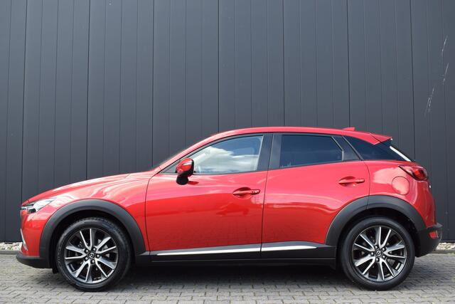 Mazda CX-3 2.0 SkyActiv-G GT-M LED | Zwart Leder | Full Map Navi | Keyless | Camera | 18 Inch LMV