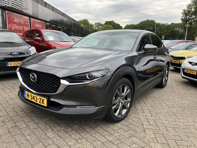 Mazda CX-30 2.0 e-SkyActiv-X M Hybrid Luxury , Automaat, Navi, Adap-Cruise, 360 Camera, HUD, Schuifdak, Leder, Stoel/Stuur Verwarming, Bose, Apple Carplay, Android Auto, LMV PDC, LKA,